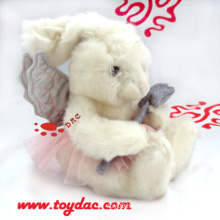 Plush Angel White Rabbit Toy